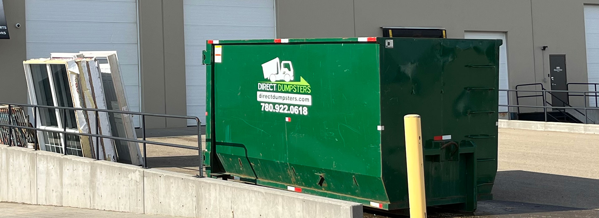 Direct Dumpsters provides a variety of garbage bins to accommodate industrial cleanup needs throughout Edmonton and surrounding locations.